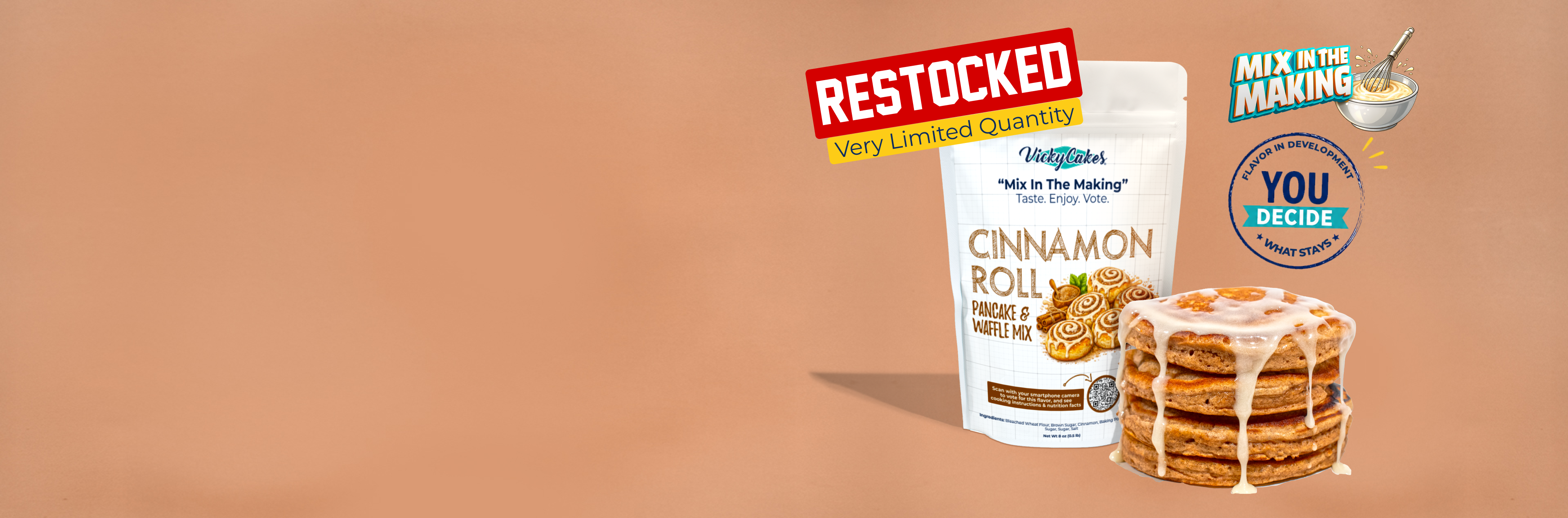 Cinnamon Roll Mix is Baaaaack! <span style="font-size:80%;display:block;font-weight:400;line-height:1em;display:block;margin-top:10px">Limited Quantity</span>
