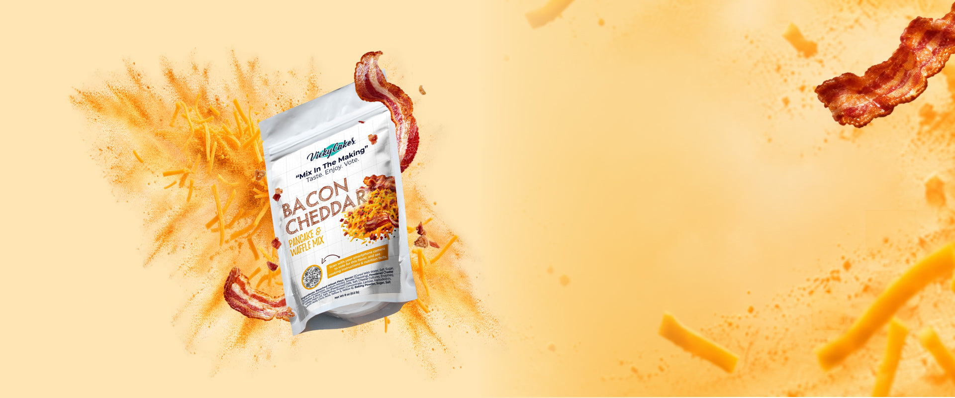 Bacon Cheddar Pancake Mix 
<span style="font-weight:400;font-size:50%;display:block;margin-top:10px"></span>