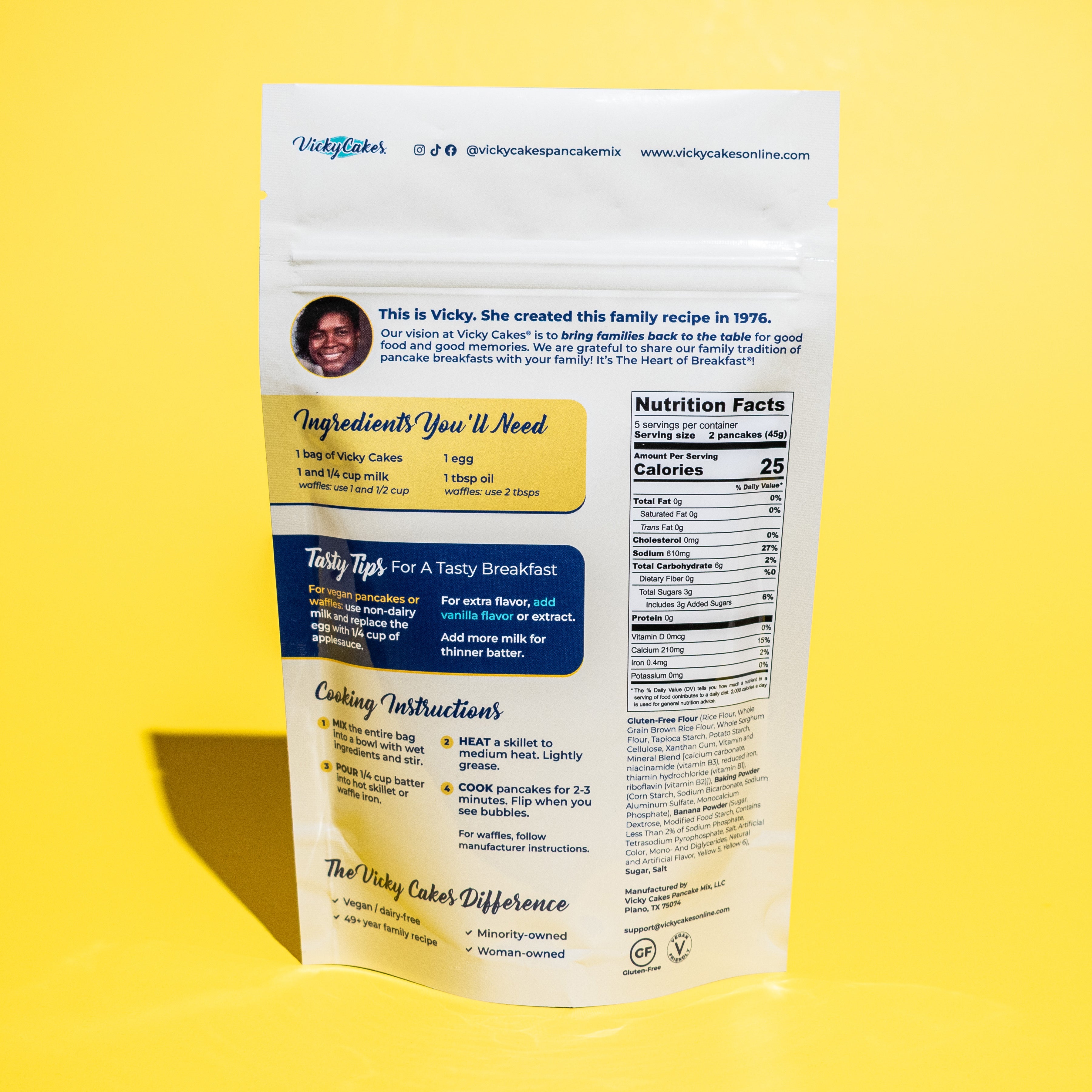 Banana Pudding Gluten-Free Pancake Mix