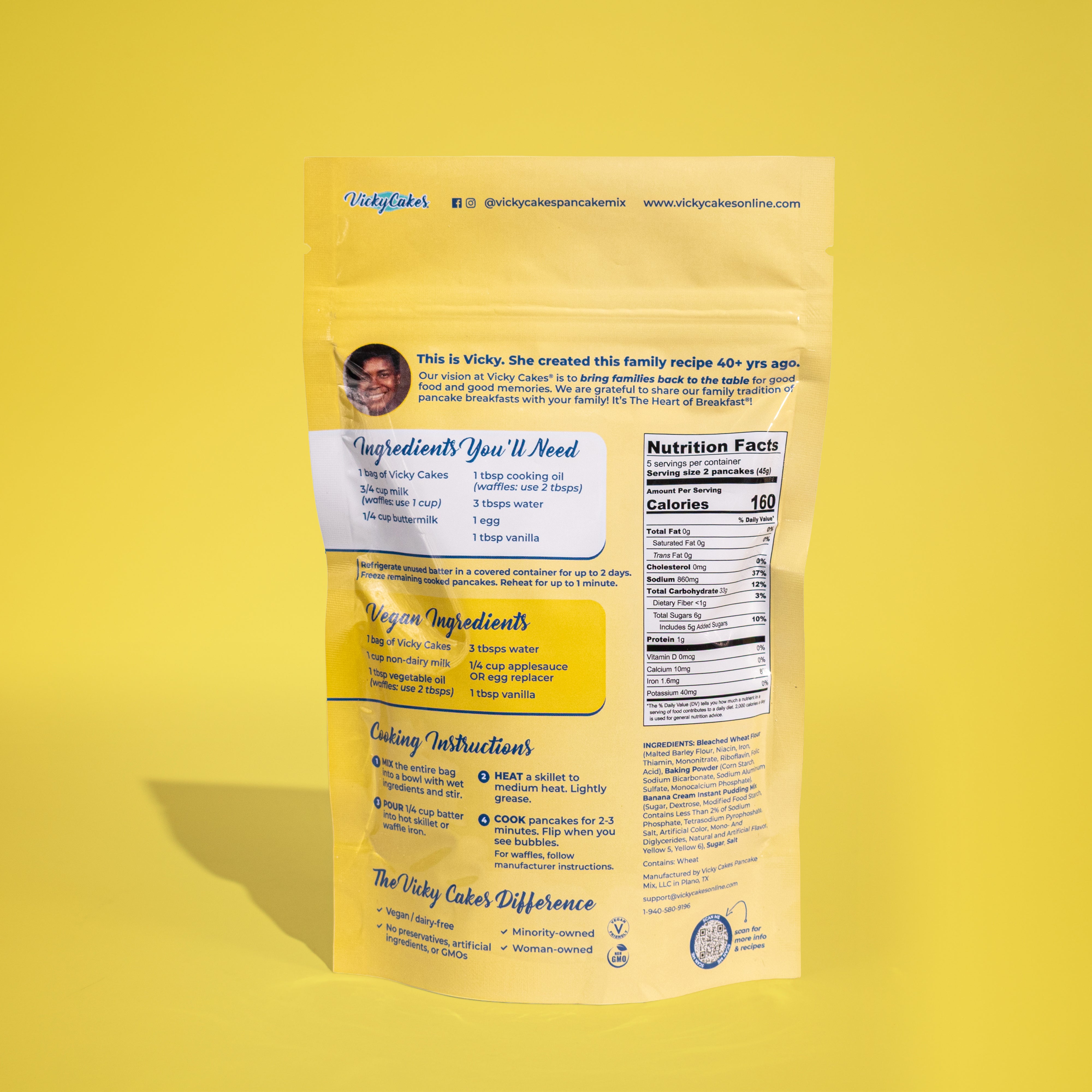 Banana Pudding Pancake Mix