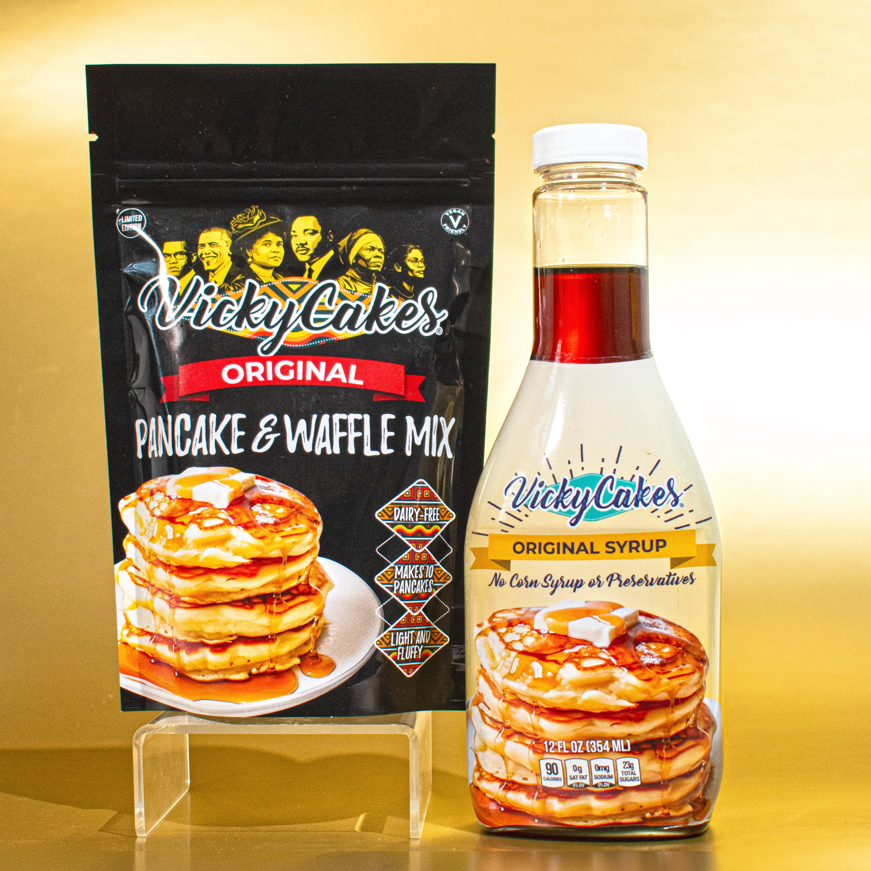 Original Black History Month Pancake Mix & Syrup Bundle