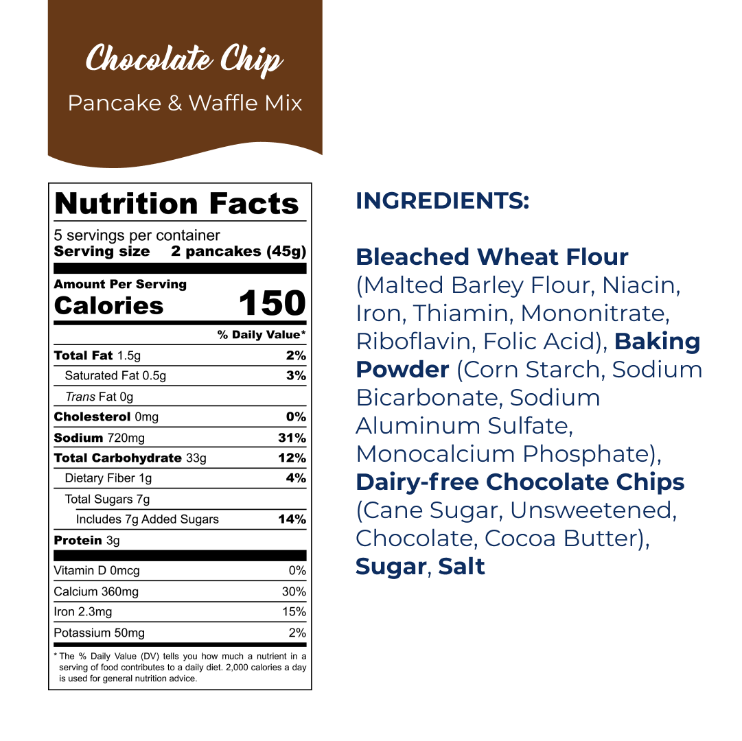 Chocolate Chip Pancake Mix