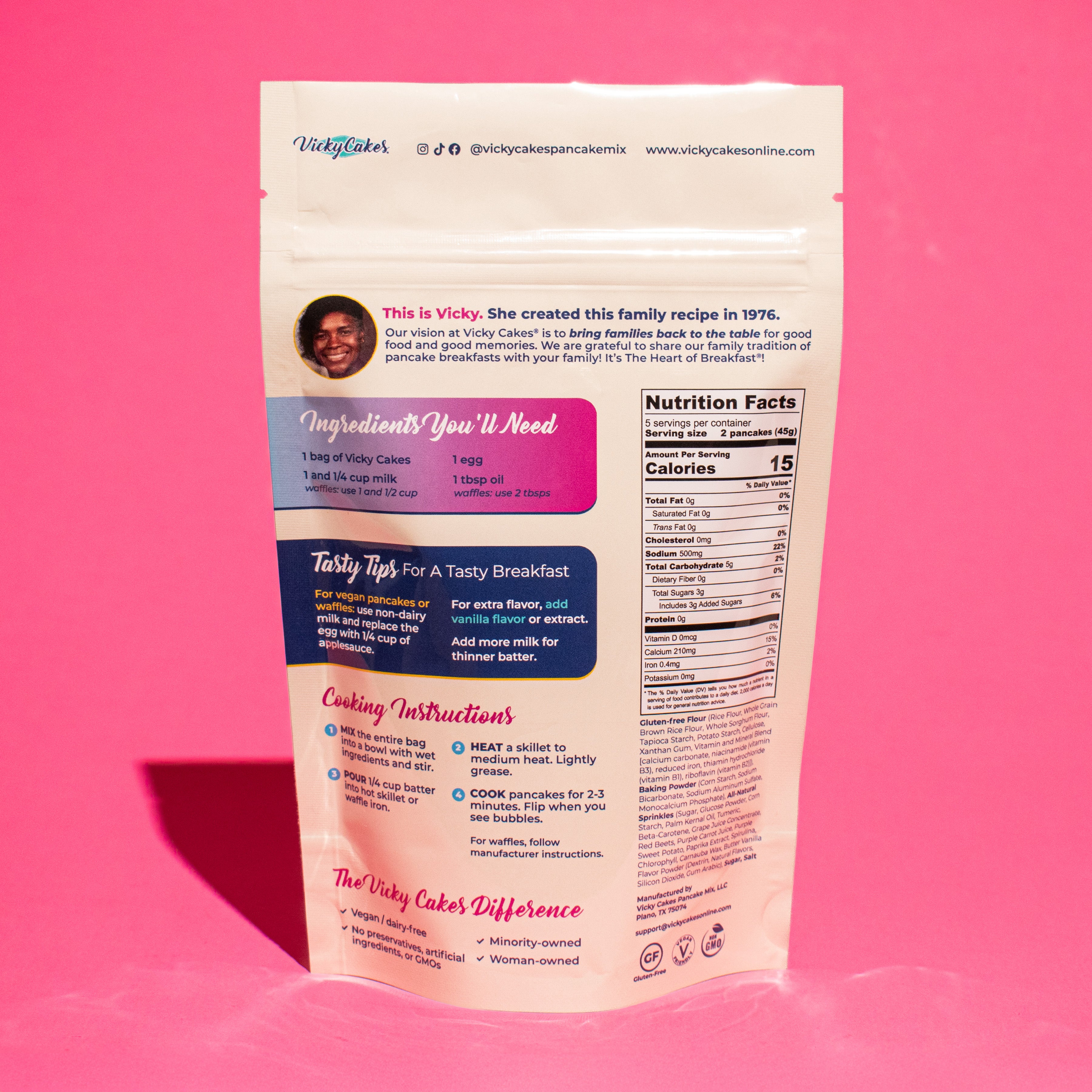 Confetti Sugar Cookie Gluten-Free Pancake Mix