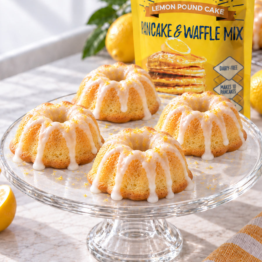 Mini Bundt Cakes Using Pancake Mix