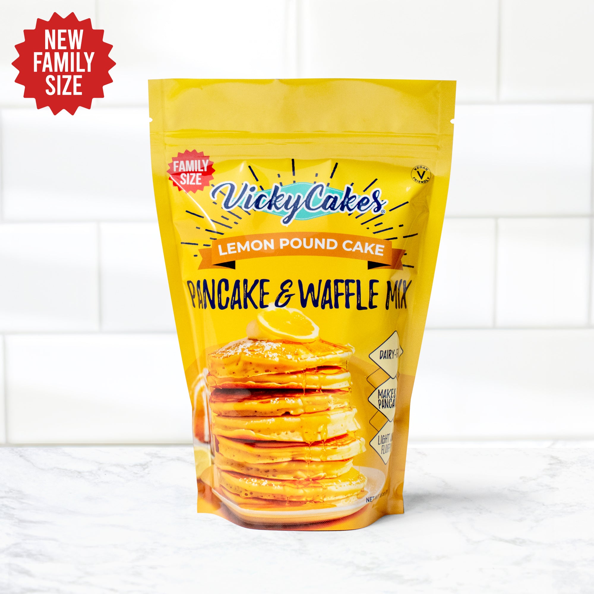 Lemon Pound Cake Family Size Pancake Mix (1 LB)