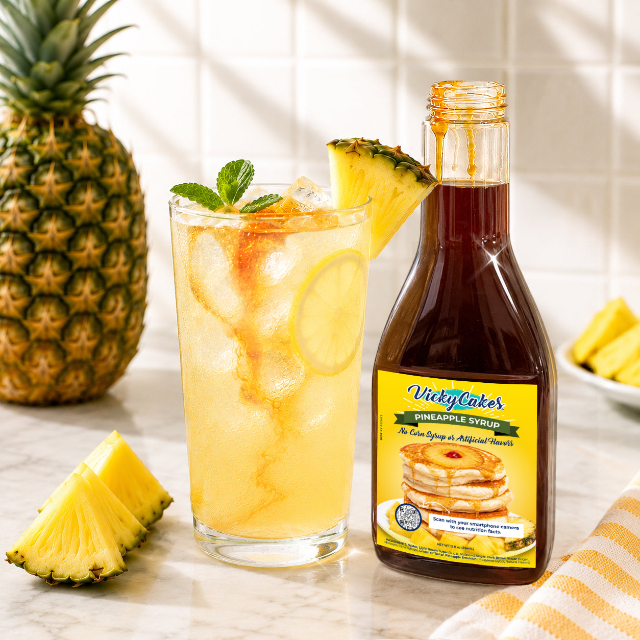 Pineapple Upside Down Mix & Syrup Bundle