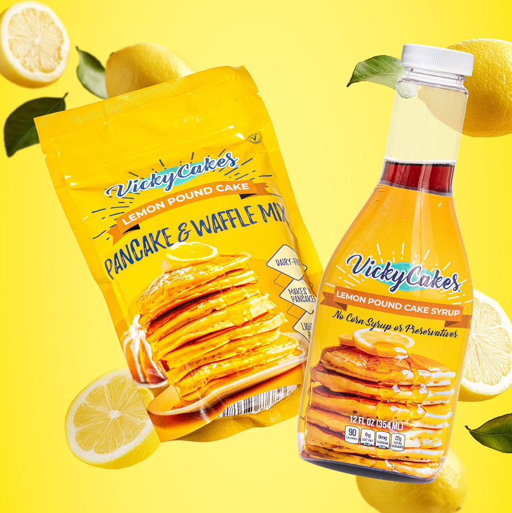 Lemon Pound Cake Mix & Syrup Bundle
