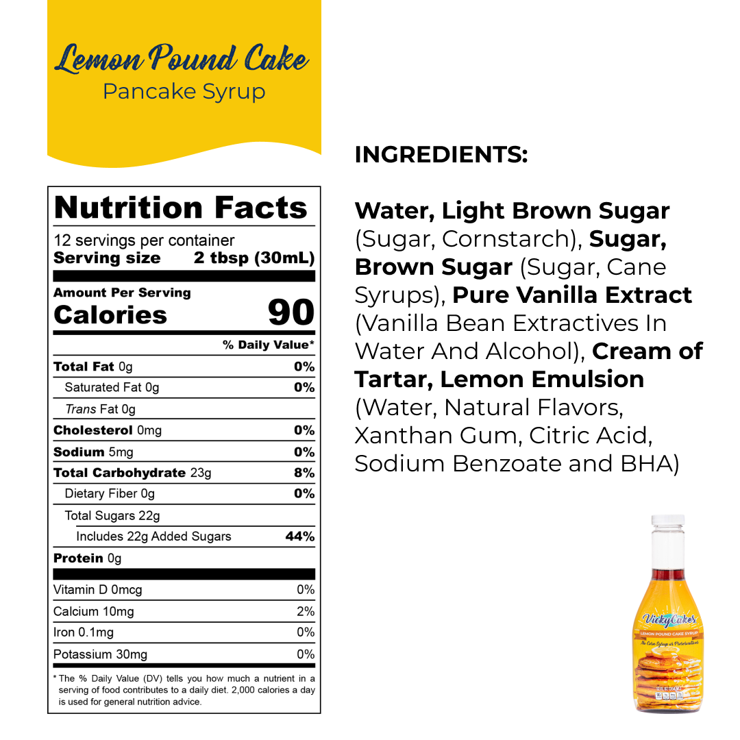 Lemon Pound Cake Syrup