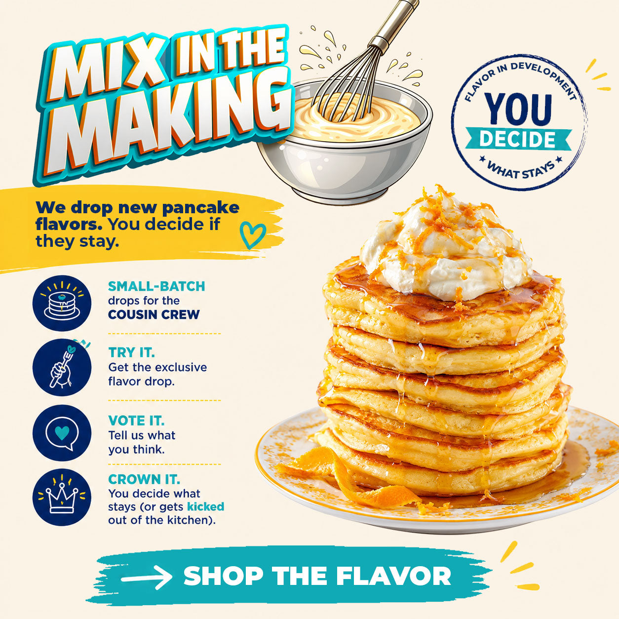 Orange Dreamsicle Pancake Mix