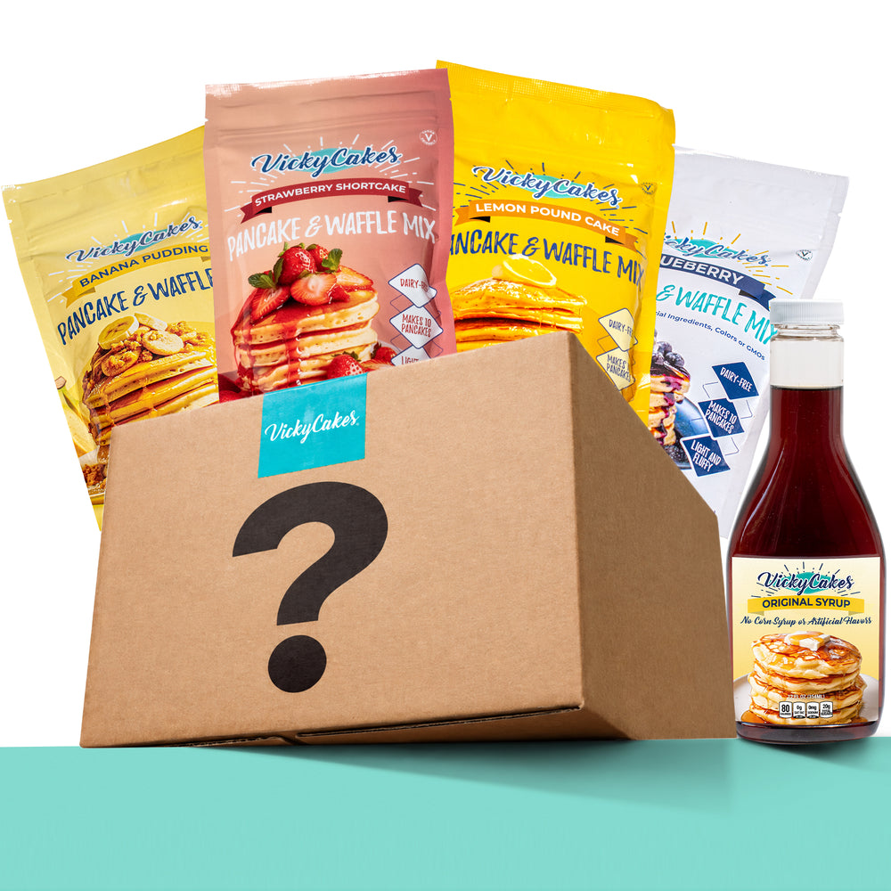 Mystery Box (Includes 4 Pancake Mixes and 1 Original Syrup)