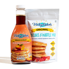 Original Pancake Mix + Peach Syrup Bundle
