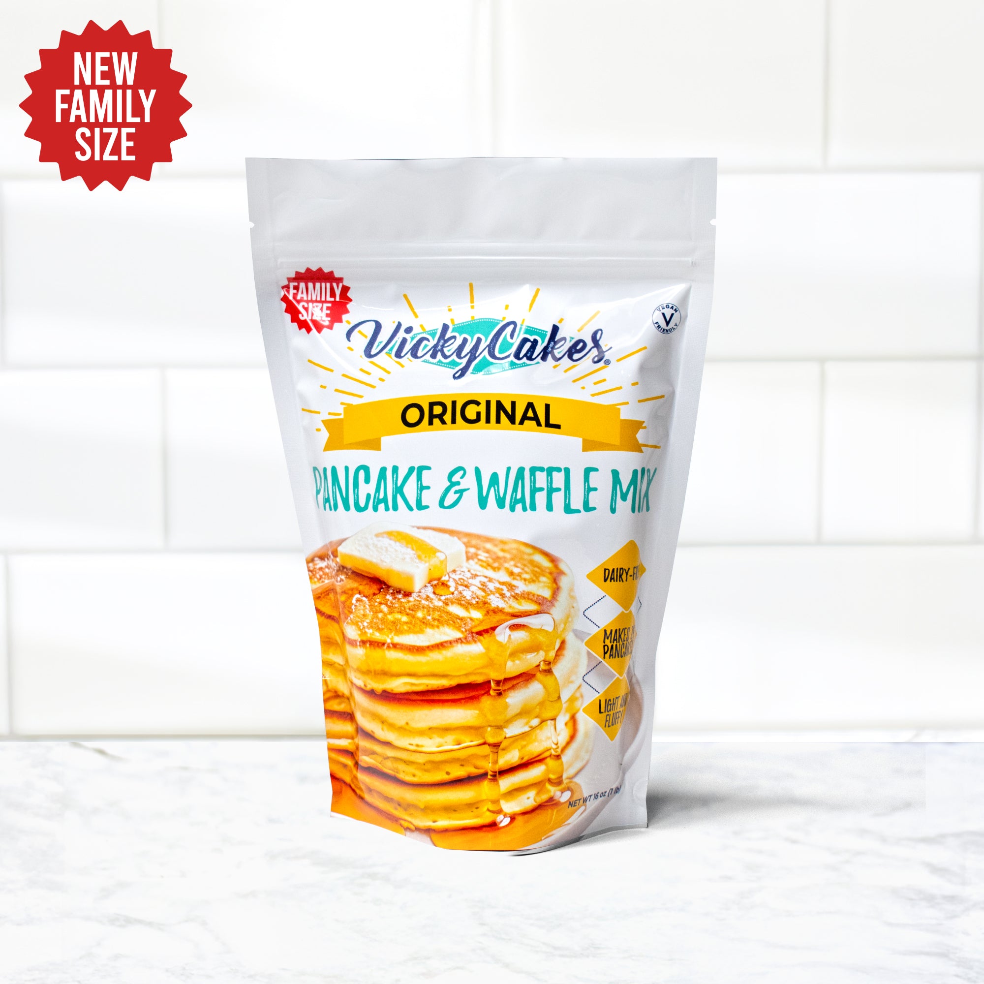 Vicky Cakes Family Size Pancake Mix (1 LB)