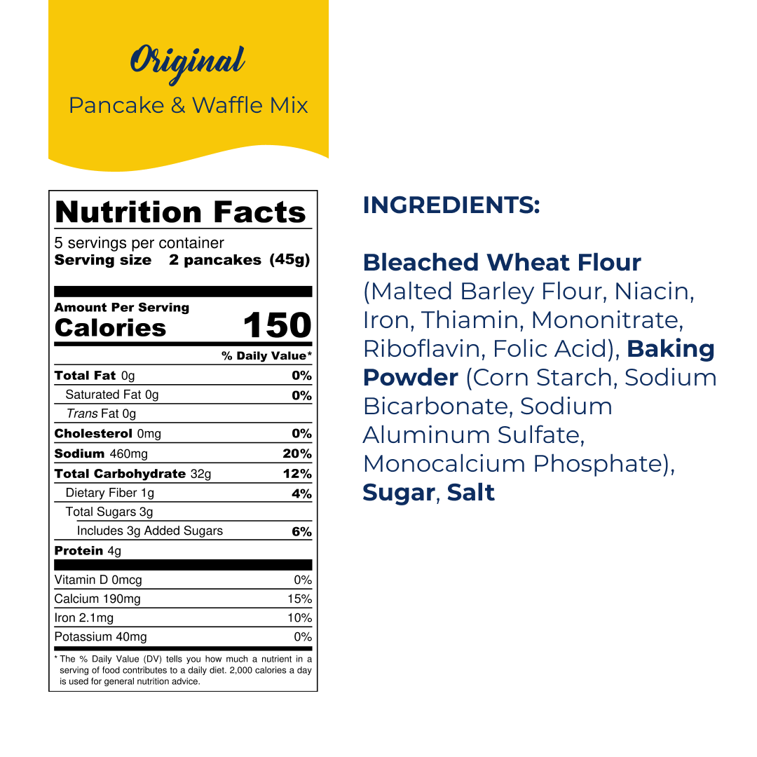 First Pancake Mix Original Pancake Mix – Vicky Cakes
