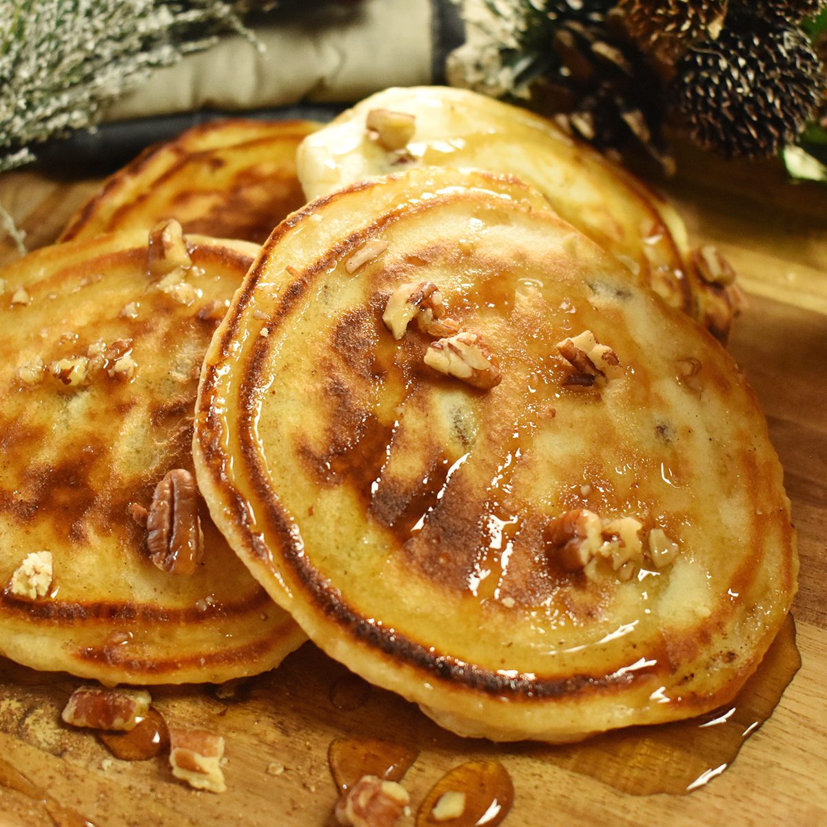 Gluten-Free Pecan Short Stacks