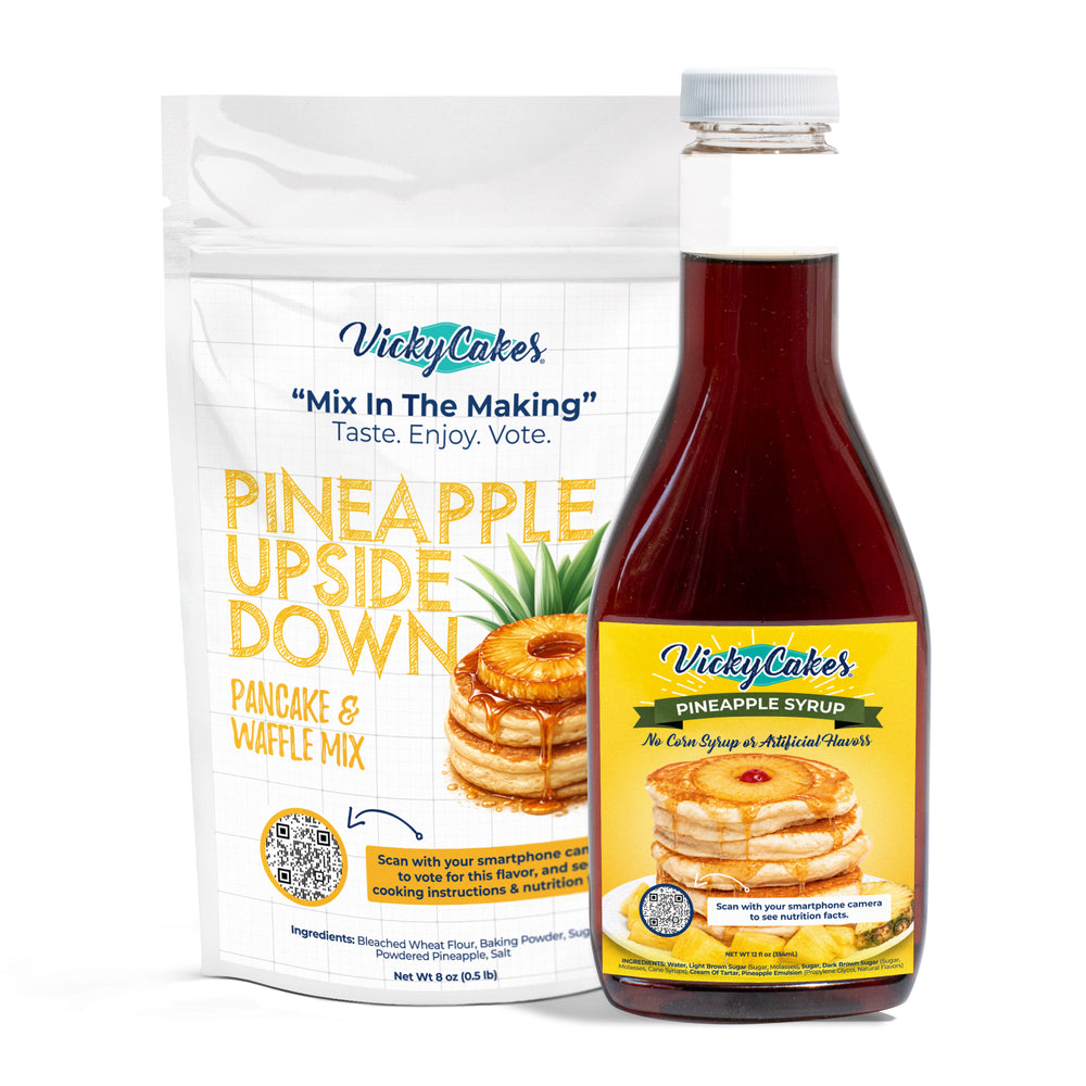 Pineapple Upside Down Mix & Syrup Bundle
