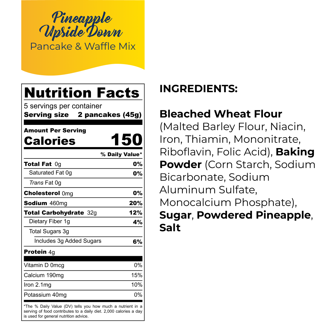 Pineapple Upside Down Pancake Mix