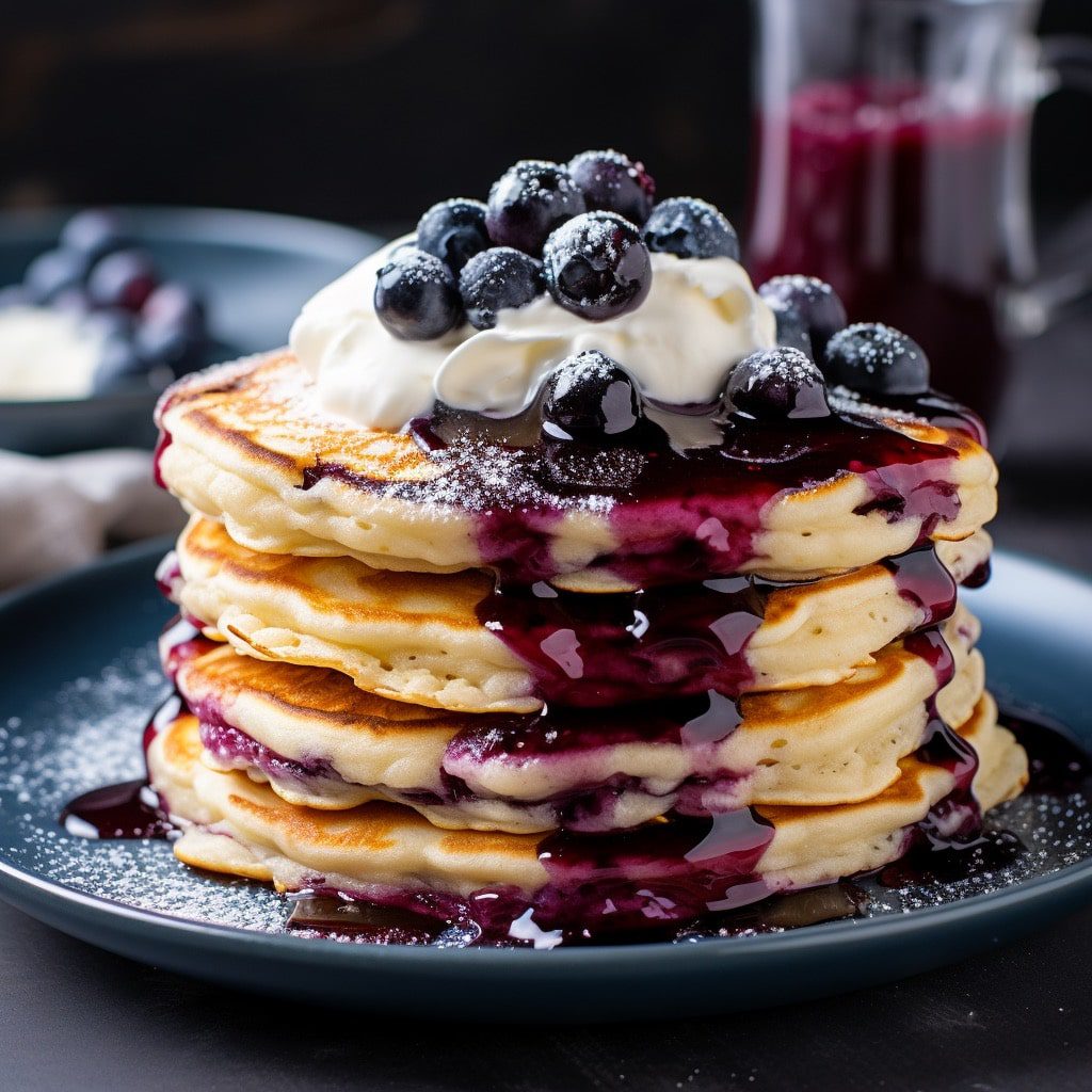 Blueberry Pancake and Waffle Mix