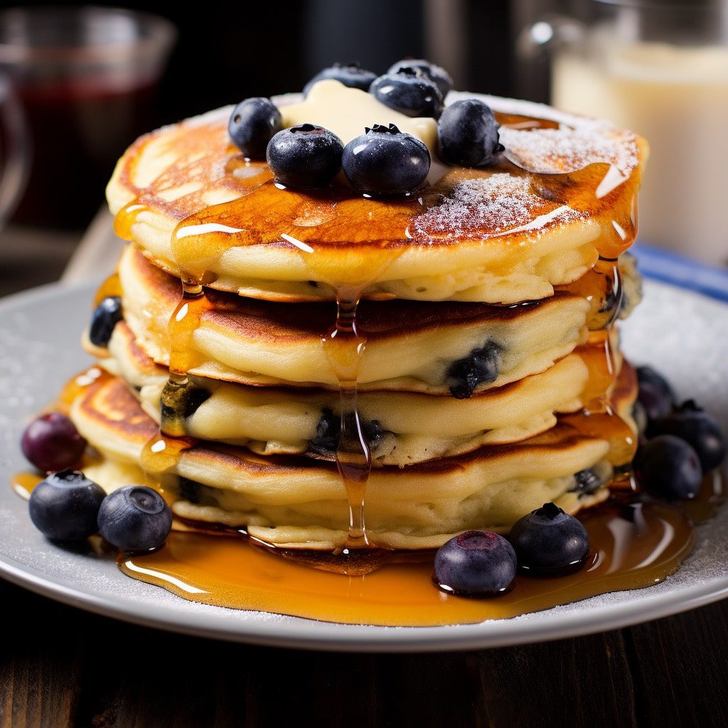 Blueberry Pancake and Waffle Mix