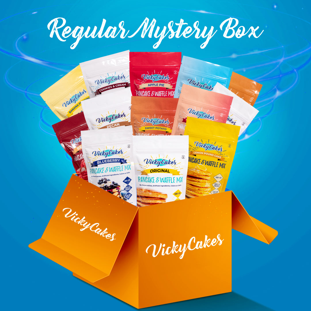 Mystery Box (Includes 4 Pancake Mixes and 2 Syrups)