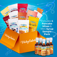 Mystery Box (Includes 4 Pancake Mixes and 5-Pack of Mini Syrups)