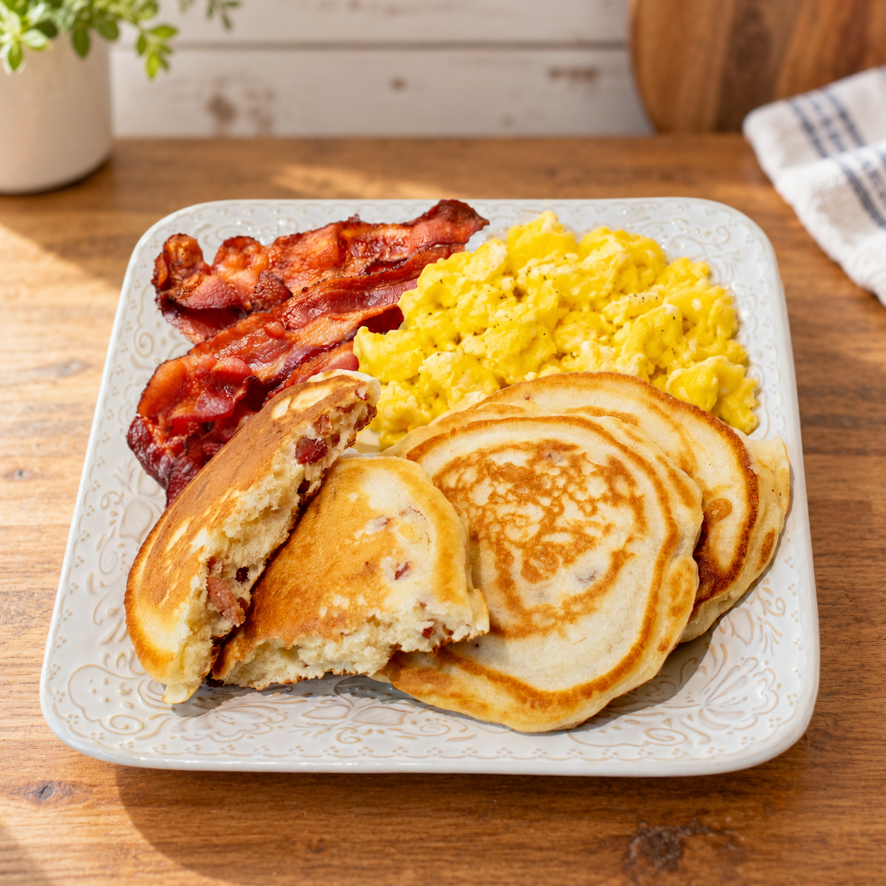 Bacon Cheddar Pancake Mix