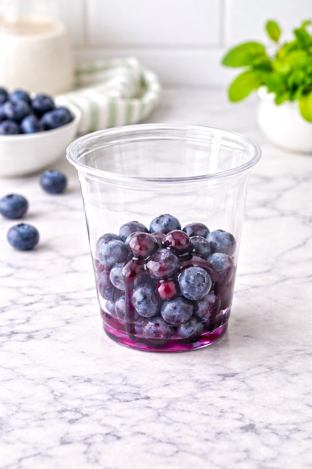 Step 1: Add Blueberries