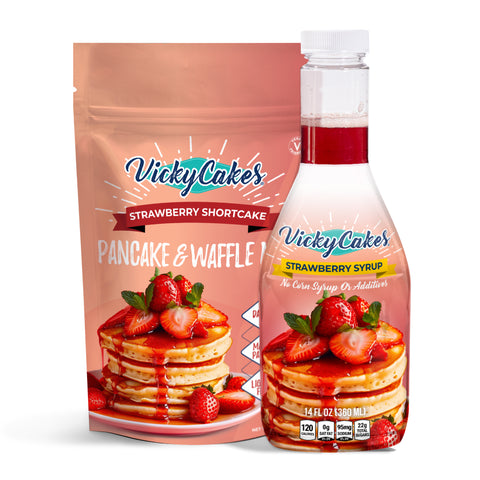 Strawberry Pancake Mix & Syrup Bundle