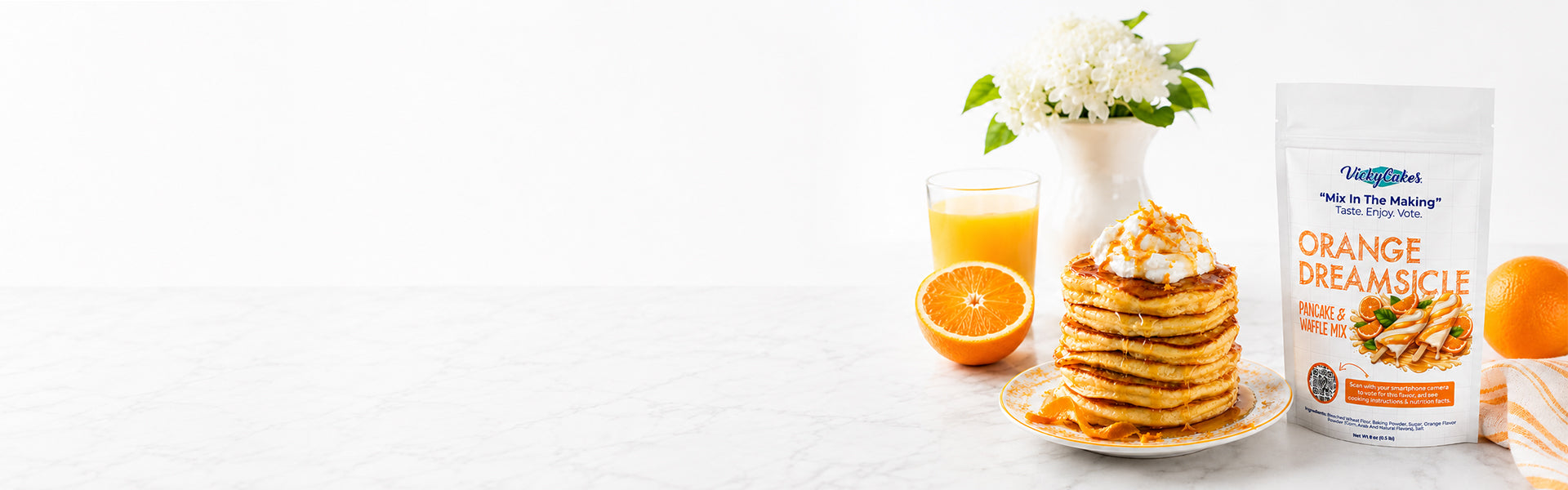 Orange Dreamsicle Pancake Mix