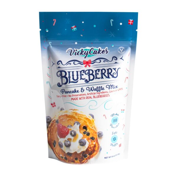 Blueberry Pancake Mix holiday product bag